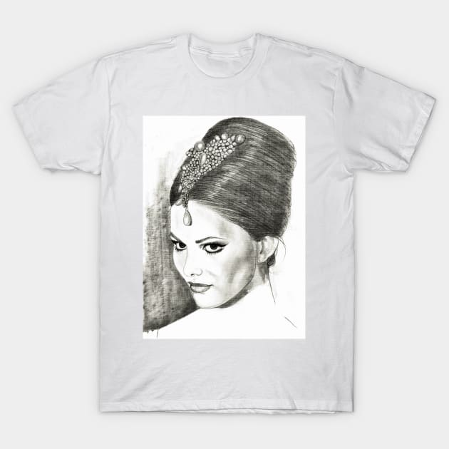 Claudia Cardinale T-Shirt by Svetlana Pelin